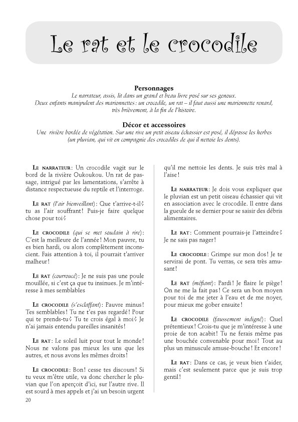 exemple de sketch drole