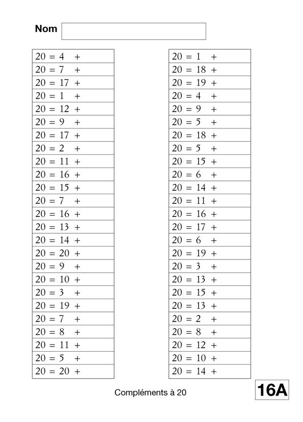 Exercices De Tables De Multiplication Table de multiplication à imprimer sans les résultats