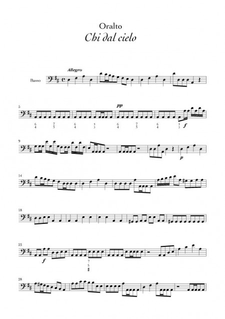 La fida ninfa (opéra de Antonio Vivaldi RV 714) matériel d'orchestre