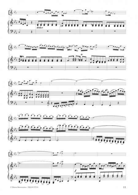 Johann Adolf HASSE (1699-1783)  : Concerto pour flûte moderne & piano