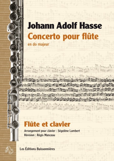 Johann Adolf HASSE (1699-1783)  : Concerto pour flûte moderne & piano