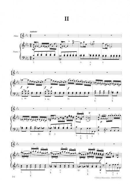 Johann Adolf HASSE (1699-1783)  : Concerto pour traverso & clavier