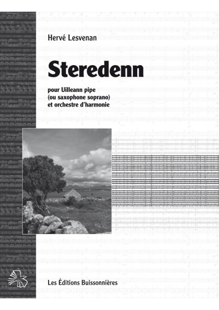 Lesvenan : Steredenn pour Uillean pipes (ou saxophone soprano) et grand orchestre d'harmonie