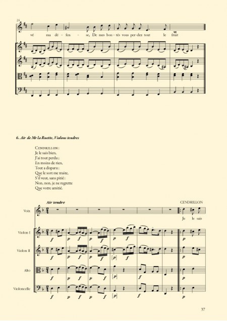 Cendrillon, opéra comique de Jean-Louis Laruette et Louis Anseaume