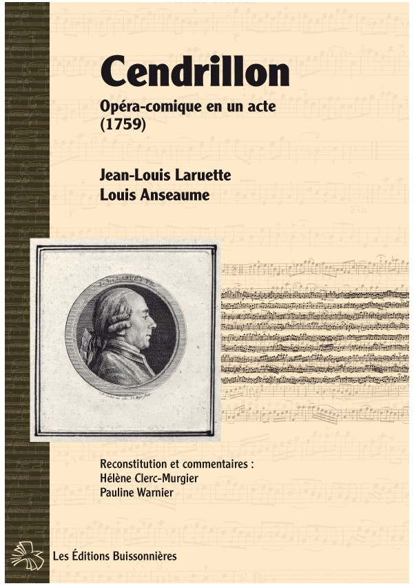 Cendrillon, opéra comique de Jean-Louis Laruette et Louis Anseaume