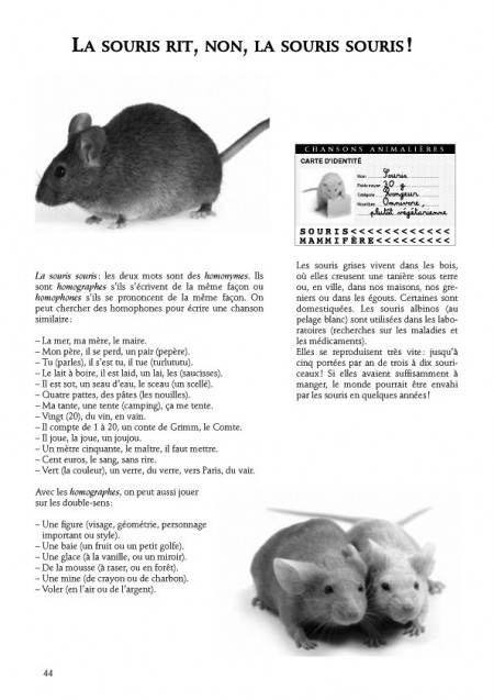 Les chansons animalières de Jean-Yves Lacombe, livre + CD