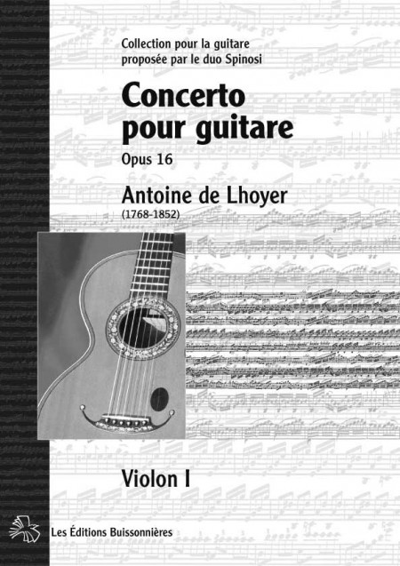 De Lhoyer, [I]Concerto pour guitare[/I][BR] conducteur