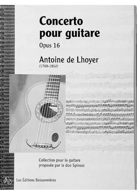 De Lhoyer, [I]Concerto pour guitare[/I][BR] matériel d'orchestre