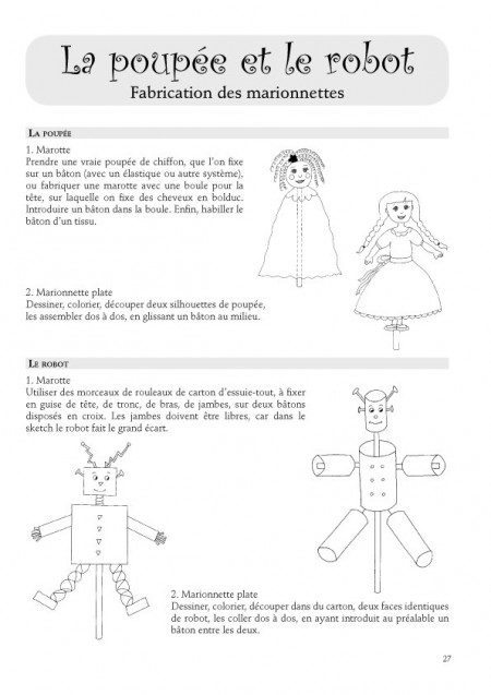 Boîte à surprises, 10 sketches pour marionnettes au cycle III