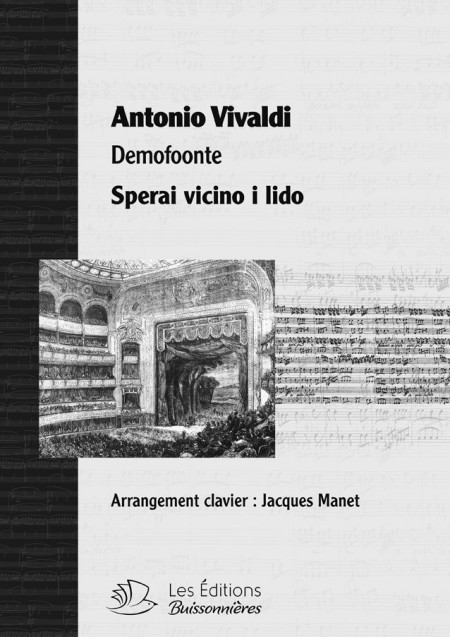 Vivaldi : Sperai vicino il lido (Demofoonte) pour chant et clavier