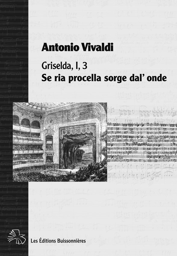 Vivaldi, Griselda, I, 3, Gualtiero, Se ria procella sorge dal'onde Vivaldi, Griselda, I, 3, Gualtiero, Se ria procella sorge dal'onde