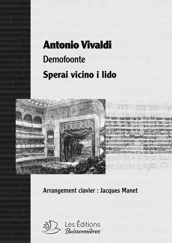 Vivaldi : Sperai vicino il lido (Demofoonte) pour chant et clavier