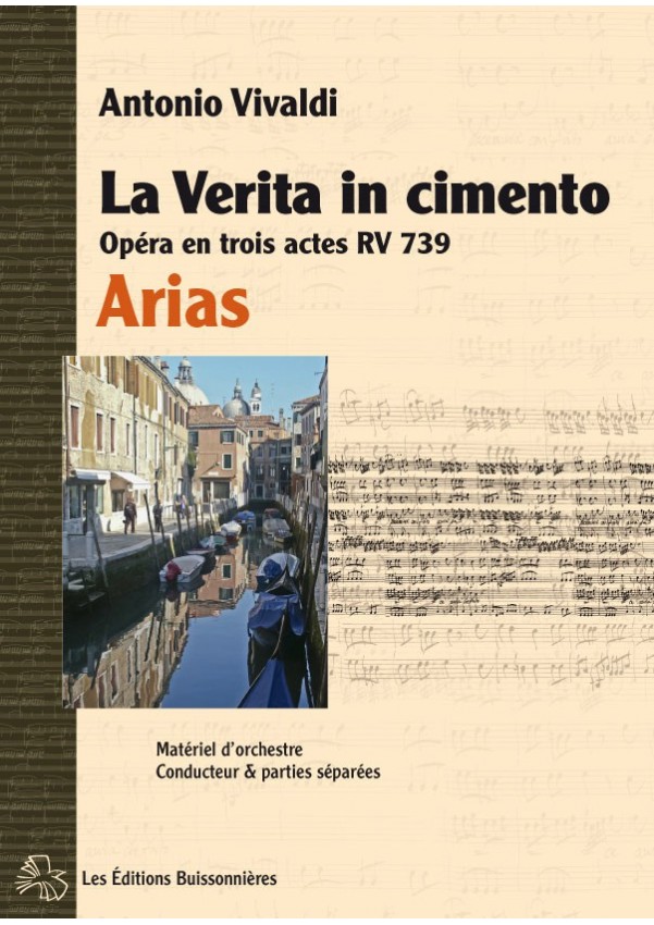 Vivaldi La Verita in Cimento, opéra RV 739, arias Vivaldi La Verita in Cimento, opéra RV 739, arias