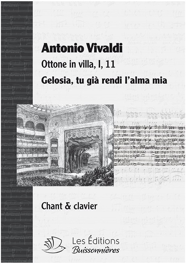 Vivaldi : Gelosia (Ottone in villa), chant et clavier