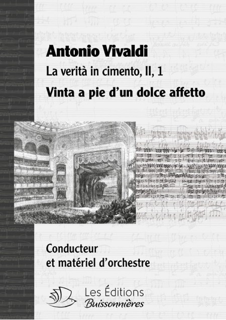 Vivaldi : Vinta a piè (La Verita in cimento), matériel d'orchestre