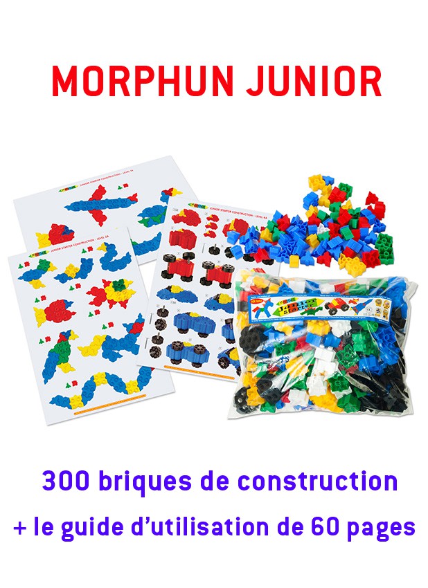 Morphun Junior : 300 briques + guide - Scop Les Editions 