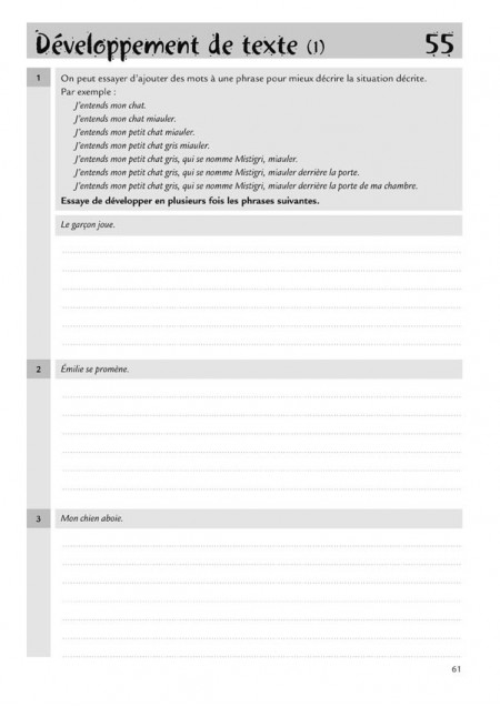 Expression écrite au cycle 3