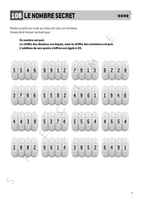 Cogitologie, exercices  de logique