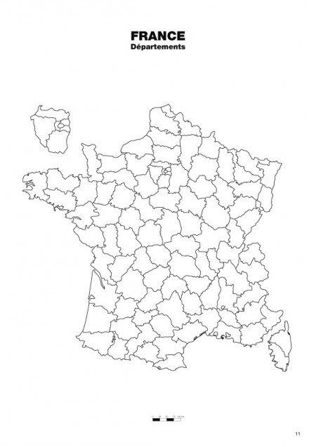 Cartes de France + 1 département