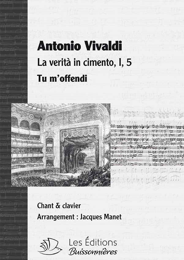 Tu m'offendi, Vivaldi (La verita in cimento RV 739), chant et clavier (piano) Tu m'offendi, Vivaldi (La verita in cimento RV 739), chant et clavier (piano)
