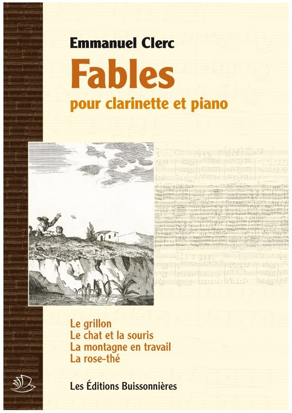 Emmanuel Clerc : Fables, pour clarinette et piano