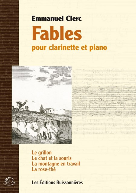 Emmanuel Clerc : Fables, pour clarinette et piano