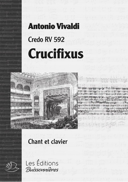 Vivaldi : DUO Crucifxus (Credo RV 592) réduction piano
