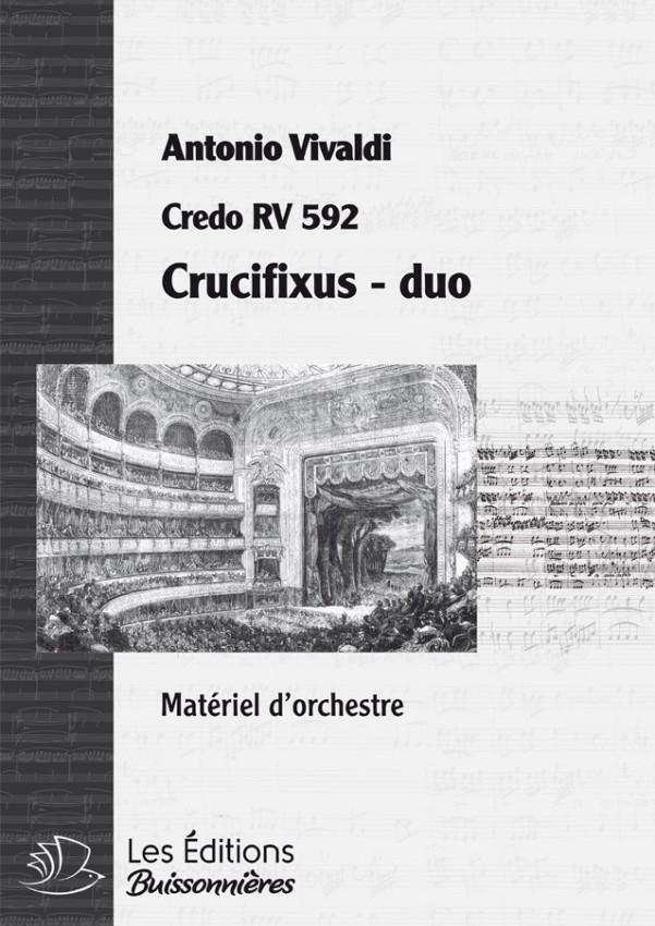 Vivaldi : DUO Crucifixus (Credo RV 592) réduction piano Vivaldi : DUO Crucifixus (Credo RV 592) réduction piano