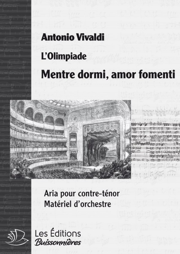 Vivaldi : Mentre dormi, amor fomenti, chant et orchestre Vivaldi : Mentre dormi, amor fomenti, chant et orchestre
