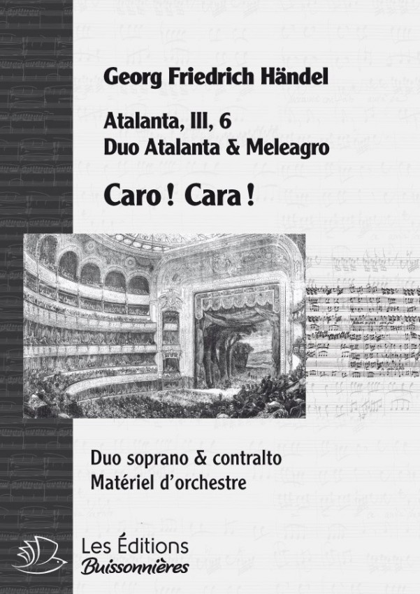 Handel : Caro ! Cara !, chant et orchestre Handel : Caro ! Cara !, chant et orchestre