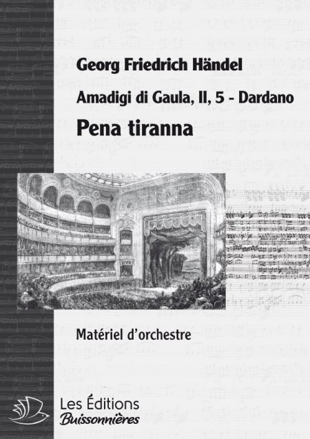 Handel : Pena tiranna, chant et orchestre