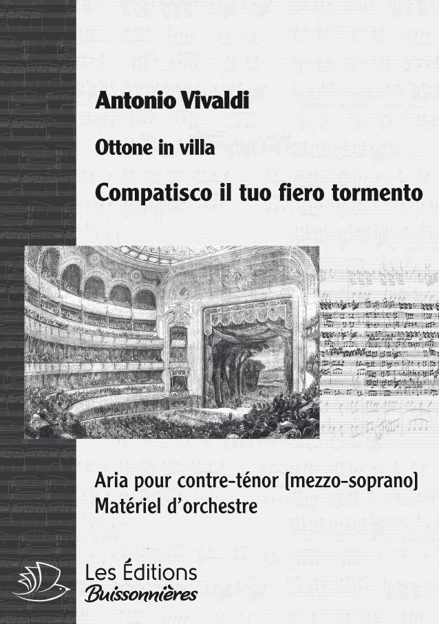 Vivaldi : Compatisco il tuo fiero tormento, chant et orchestre Vivaldi : Compatisco il tuo fiero tormento, chant et orchestre