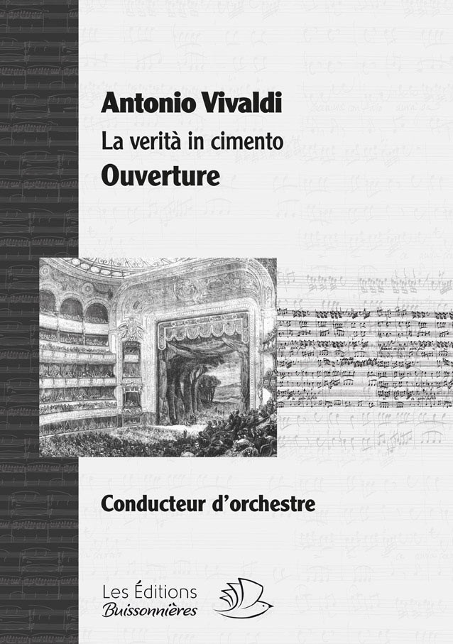 Vivaldi : La Verità in cimento, ouverture sinfonia, conducteur orchestre Vivaldi : La Verità in cimento, ouverture sinfonia, conducteur orchestre