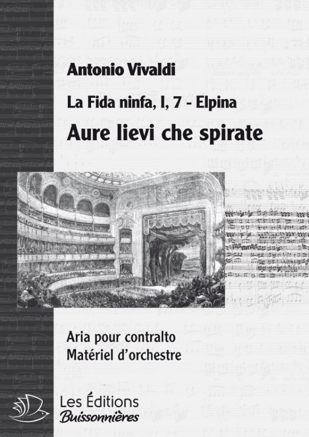 Vivaldi : Aure lievi, che spirate (La fida ninfa), chant et orchestre Vivaldi : Aure lievi, che spirate (La fida ninfa), chant et orchestre