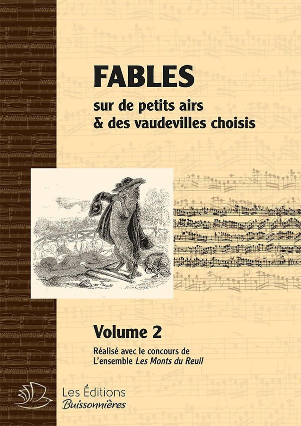 FABLES du 18e siècle (volume 2) sur de petits airs et vaudevilles choisis avec CD