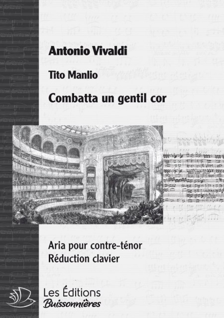 VIVALDI : Combatta un gentil cor, chant, trompette & clavier