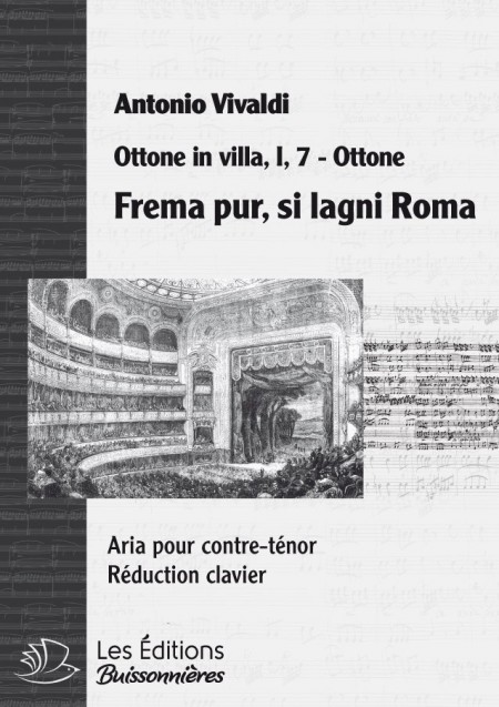 Antonio Vivaldi : arias pour contre-ténor, réduction clavier
