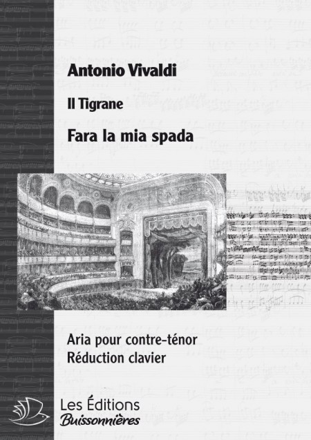 Antonio Vivaldi : arias pour contre-ténor, réduction clavier