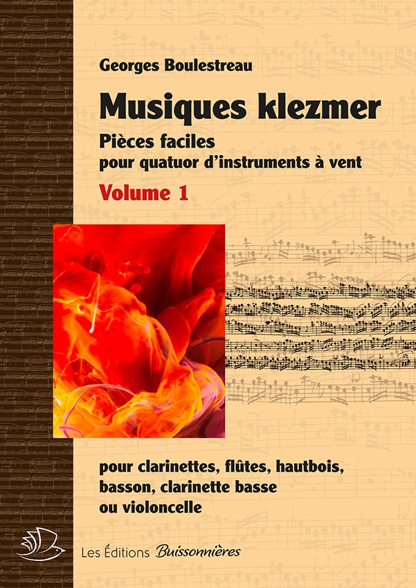 Musiques klezmer pour quatuor d'instruments à vent (volume 1) Musiques klezmer pour quatuor d'instruments à vent (volume 1)