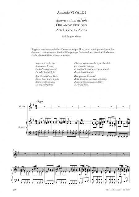Vivaldi : Airs d'opéras pour Mezzo-soprano