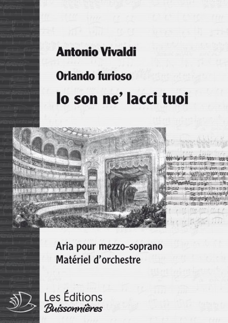 Vivaldi : Io son ne' lac tuoi (Orlando furioso), conducteur & matériel d'orchestre