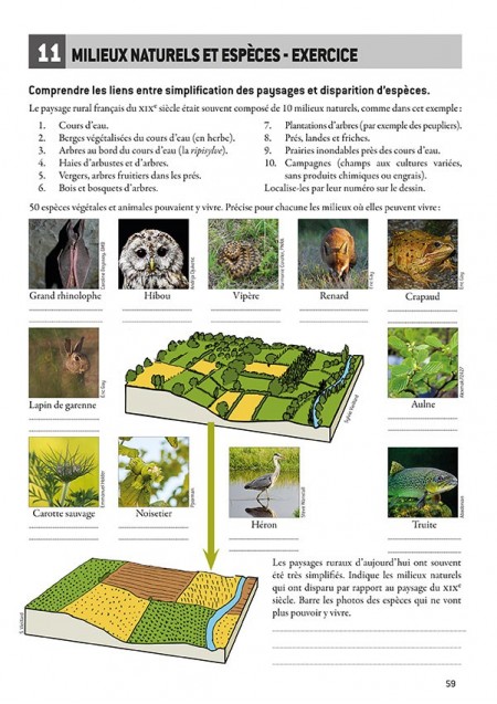 Géographie et écologie par l'exemple