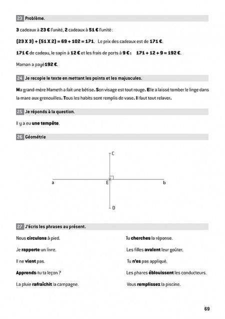 Réactivation au CM1