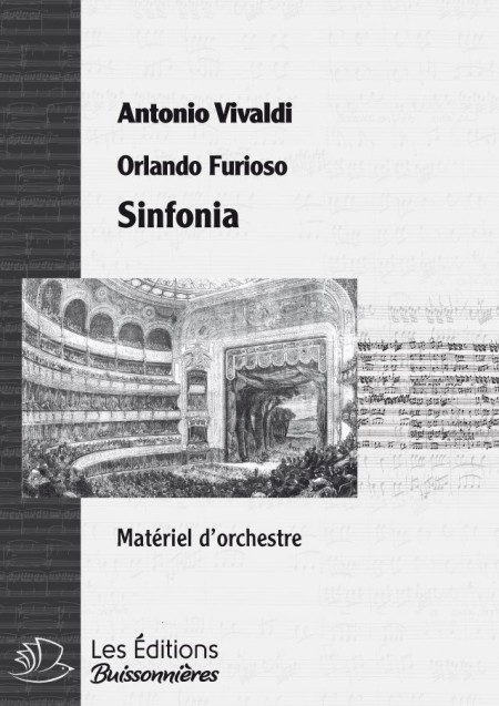 Vivaldi : Orlando furioso, RV 728, sinfonia