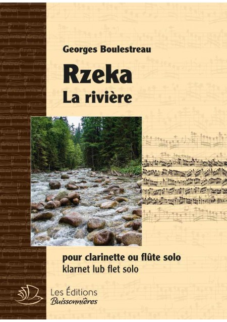 RZEKA pour clarinette ou flûte solo, G. Boulestreau