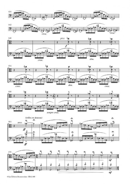 Double inversé, pour alto & basson de Ruth Matarasso