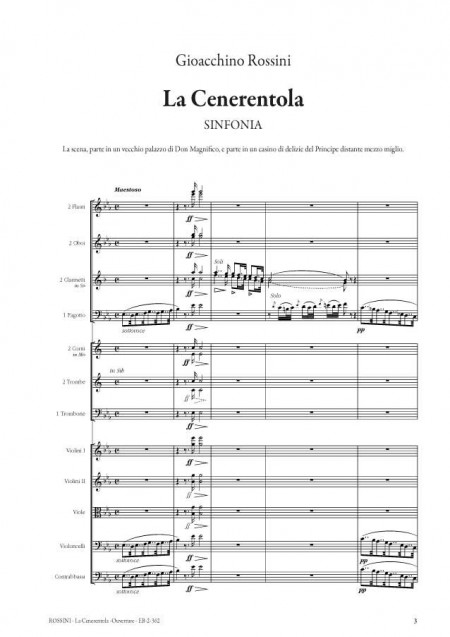 ROSSINI, La Cenerentola : ouverture