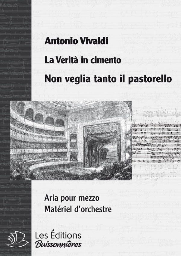 Vivaldi : Non veglia cosi tanto il pastorello (La Verità in cimento) chant & orchestre Vivaldi : Non veglia cosi tanto il pastorello (La Verità in cimento) chant & orchestre