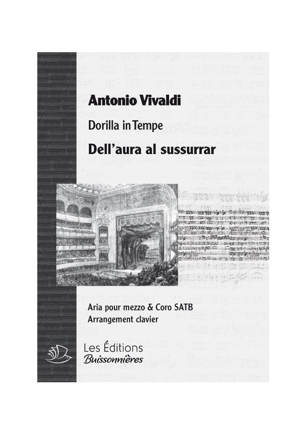 Vivaldi : Dell'aura al sussurrar (Dorilla in tempe) chant & clavier