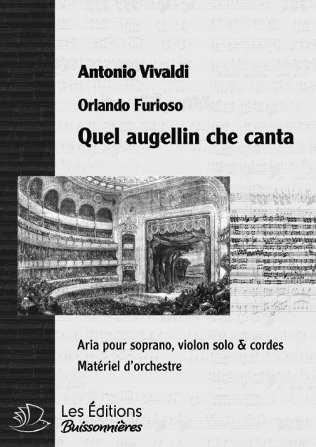 Vivaldi : Quel augellin (La Silvia), chant et orchestre